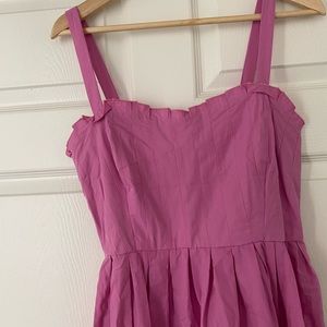 Sweetheart pink midi dress (NWT) Zara